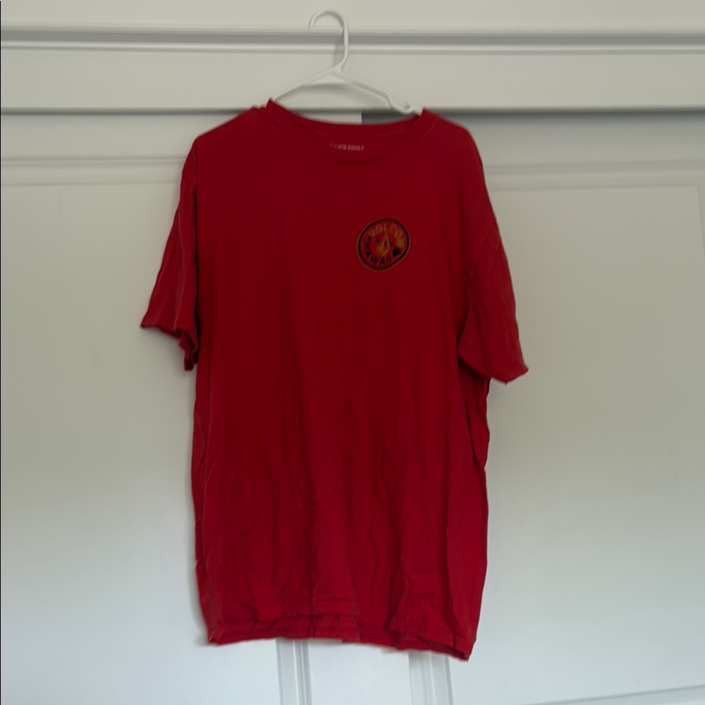 Volcom Vibrant Red Short Sleeve Tee